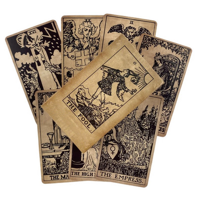 Noul Sketch Rider Cărți de tarot Divination Deck Versiuni în engleză Ediție Oracle Board Playing Game For Party