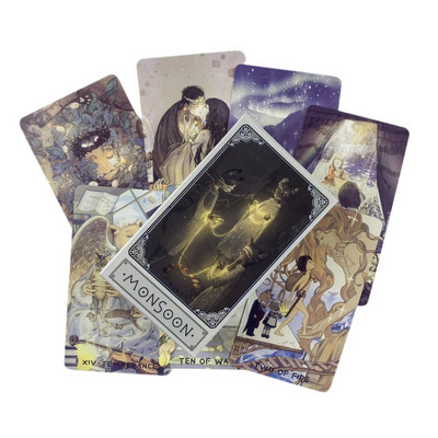 Noul Sketch Rider Cărți de tarot Divination Deck Versiuni în engleză Ediție Oracle Board Playing Game For Party