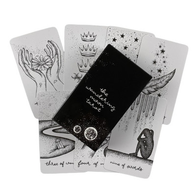 Noul Sketch Rider Cărți de tarot Divination Deck Versiuni în engleză Ediție Oracle Board Playing Game For Party