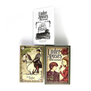 New Under the Roses Lenormand 39 Card Oracle Deck Family Party Fun Tarots επιτραπέζιο παιχνίδι