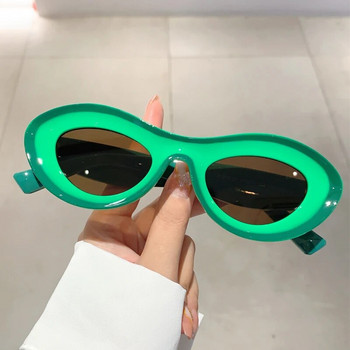 KAMMPT Нови овални слънчеви очила Дамски 2023 Стилни многоцветни външни сенници Мъжки Модни маркови дизайнерски UV400 Защитни плажни очила