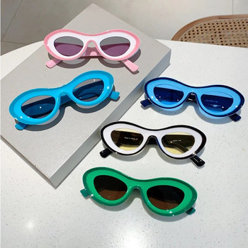KAMPT Νέα οβάλ γυαλιά ηλίου Γυναικεία 2023 Κομψές πολύχρωμες αποχρώσεις εξωτερικού χώρου Ανδρικά μοντέρνα επώνυμα σχεδιαστής UV400 Protection Γυαλιά παραλίας