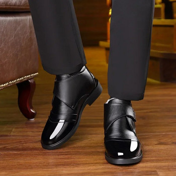 Χειμερινά παπούτσια για άνδρες Μπότες Chelsea Δερμάτινα ζεστά παπούτσια για άντρες Μπότες αστραγάλου μάρκα μόδας ανδρικά παπούτσια