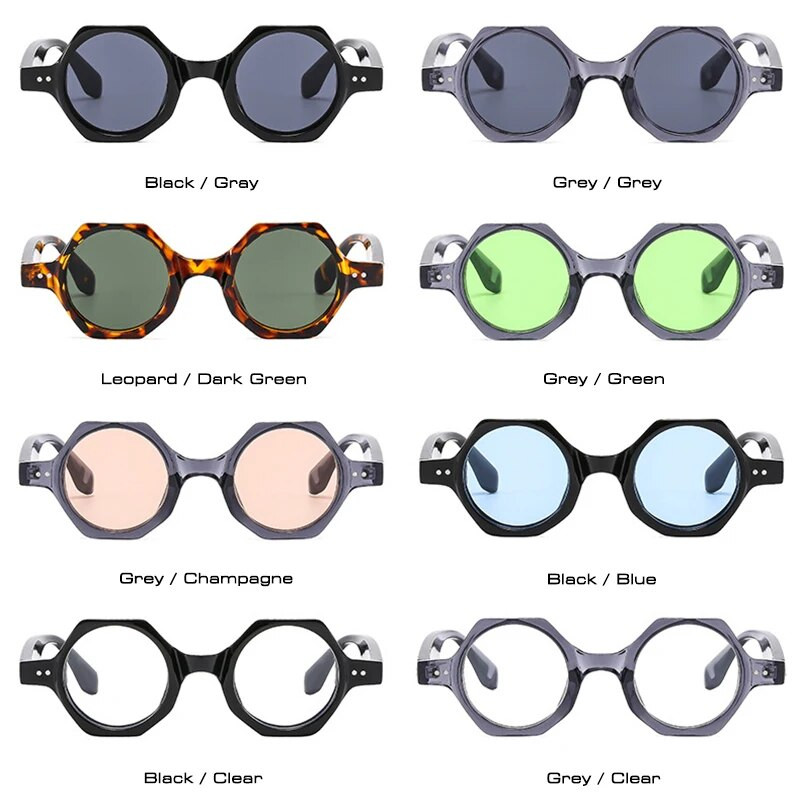 SHAUNA New Polygon τετράγωνα γυαλιά ηλίου Γυναικεία Fashion Candy Color Στρογγυλοί Φακοί Γυαλιά αποχρώσεις UV400 Ανδρικά γυαλιά ηλίου