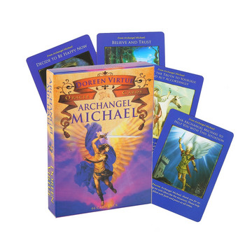 Архангел Михаил Oracle Card Board Deck Games Palying Cards For Party Game Witchy Beginner WheelOf The Year Tarot Cards