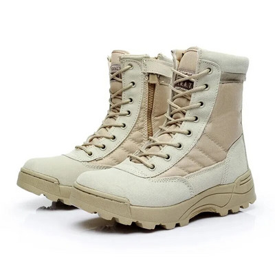 Fan militar Cizme tactice de ultimă generație Cizme tactice de soldat Cutie cu nisip Unisex Drumeții în aer liber Camping Material din nailon