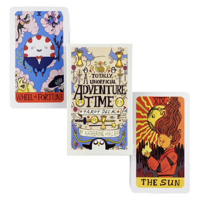 Hot Sell Rider Cards Tarot Παίζοντας επιτραπέζια παιχνίδια Μέγεθος πόκερ Adventure Time Υψηλή ποιότητα με χάρτινο οδηγό Σημασία σχετικά με τη μελέτη του