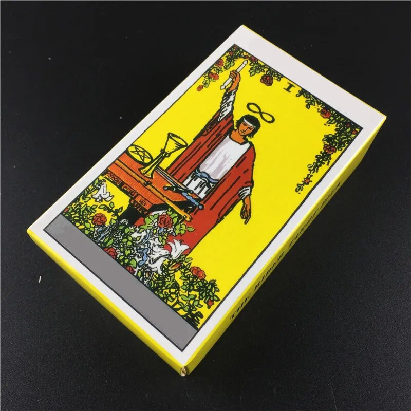 Cărți de tarot Călăreț de vânzare la cald Jocuri de masă Poker Dimensiune Timp de aventură de înaltă calitate cu Ghid de hârtie Semnificație în studiu