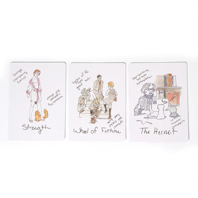 Broke B Word Tarot Training Deck 78 τεμαχίων Traditional Tarot