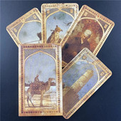Vanad Araabia Lenormand Oracle kaardid Tarot saatuse ennustamiseks lauamängupakk koos PDF-juhendiga