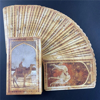 Old Arabian Lenormand Oracle Cards Tarot For Fate Divination Επιτραπέζιο κατάστρωμα παιχνιδιών με οδηγό PDF