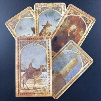 Vanad Araabia Lenormand Oracle kaardid Tarot saatuse ennustamiseks lauamängupakk koos PDF-juhendiga