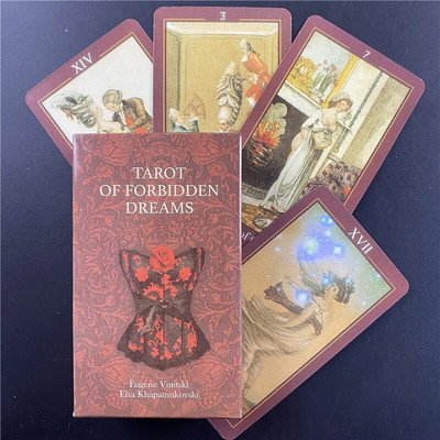 Vanad Araabia Lenormand Oracle kaardid Tarot saatuse ennustamiseks lauamängupakk koos PDF-juhendiga