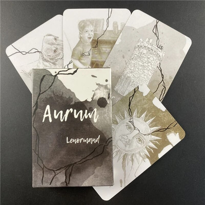 Vanad Araabia Lenormand Oracle kaardid Tarot saatuse ennustamiseks lauamängupakk koos PDF-juhendiga