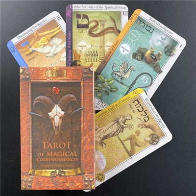 Vanad Araabia Lenormand Oracle kaardid Tarot saatuse ennustamiseks lauamängupakk koos PDF-juhendiga