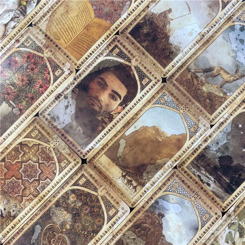 Vanad Araabia Lenormand Oracle kaardid Tarot saatuse ennustamiseks lauamängupakk koos PDF-juhendiga