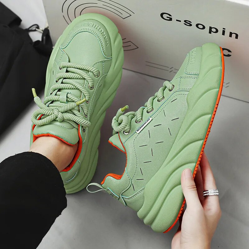 Muške cipele jesen zima 2024. Nove cipele s platformom s debelim potplatom Matsuke cipele Moda za vanjsku upotrebu Košarkaška obuća za trčanje Trend