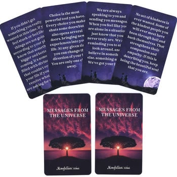 Message From The Universe Oracle Cards 54 Decks with Keywords Tarot in Box Prophet Prophecy Divination Αγγλική έκδοση