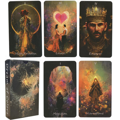 12x7 színű Tarot kártyák angol változat Prophet Toro megerősítő pakli