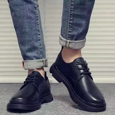 Retro darbiniai medvilniniai batai vyriški britiško stiliaus 2024 m. žiemos mados pliušiniai izoliaciniai patogūs žemi batai plokščiapadžiai lauko laisvalaikio batai