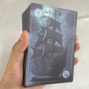 Big Size Prophecy Oracle 44 Decks Tarot Υψηλής ποιότητας Αγγλικά στιβαρά Κάρτες Runes Runes Divination with Guide Book