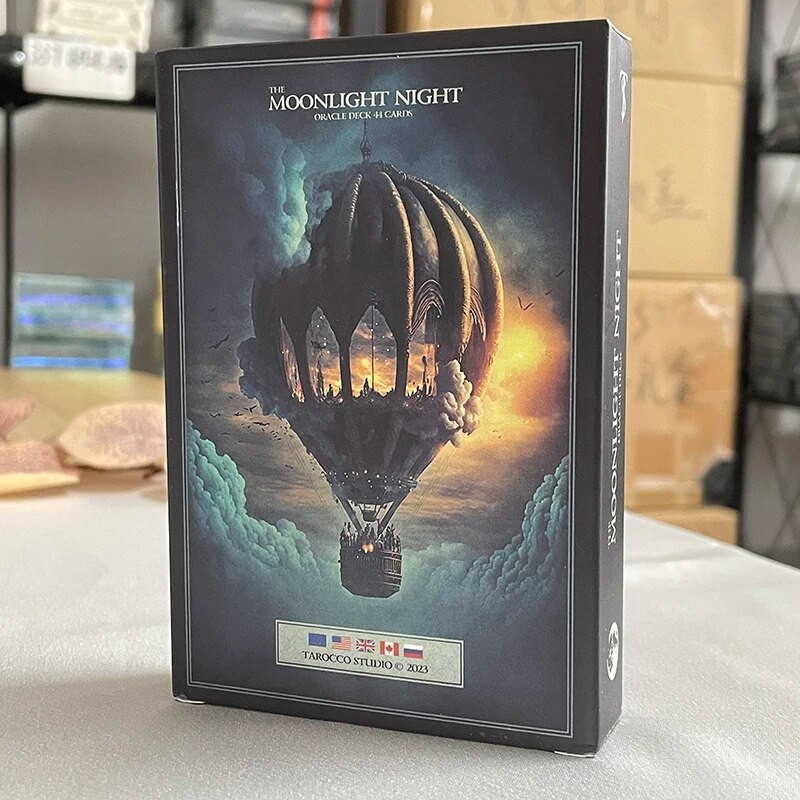 Liela izmēra pravietojums Orākuls 44 klāji Tarot augstas kvalitātes angļu izturīgas kārtis rūnas zīlēšana ar ceļvedi