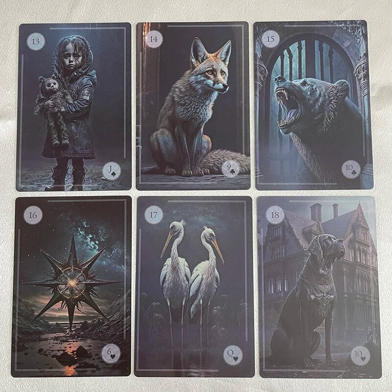 Liela izmēra pravietojums Orākuls 44 klāji Tarot augstas kvalitātes angļu izturīgas kārtis rūnas zīlēšana ar ceļvedi