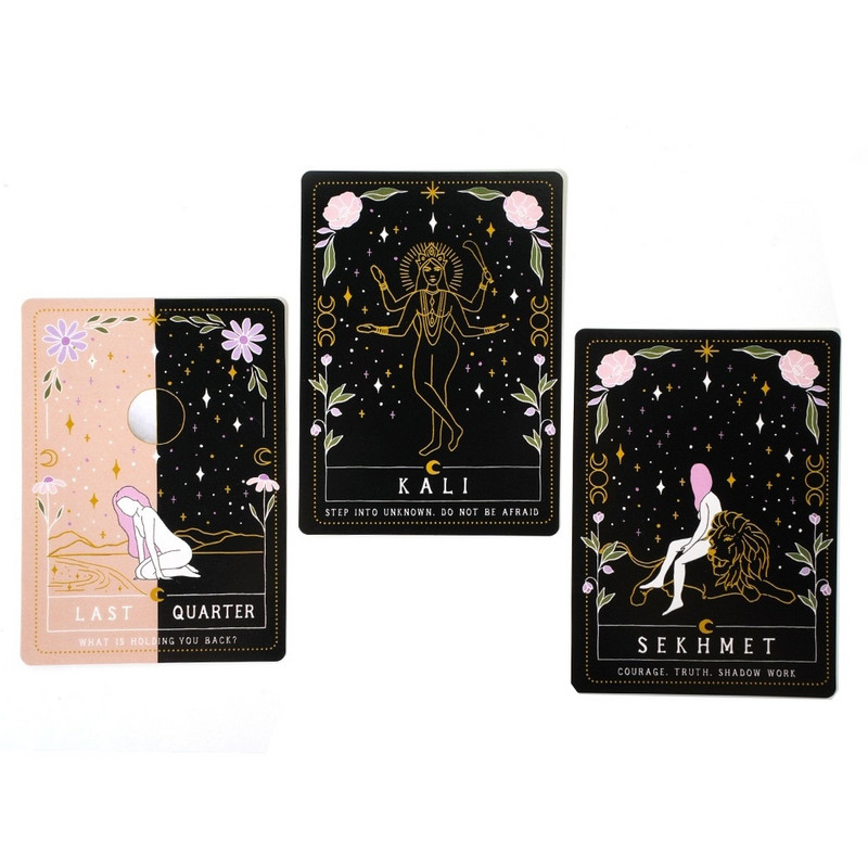 Moon Witch Oracle Cards Αγγλική έκδοση Κάρτες Ταρώ Επιτραπέζια Παιχνίδια Οικογενειακό πάρτι Μαντεία Μοίρα Διασκέδαση Παιχνίδια Τα καλύτερα δώρα