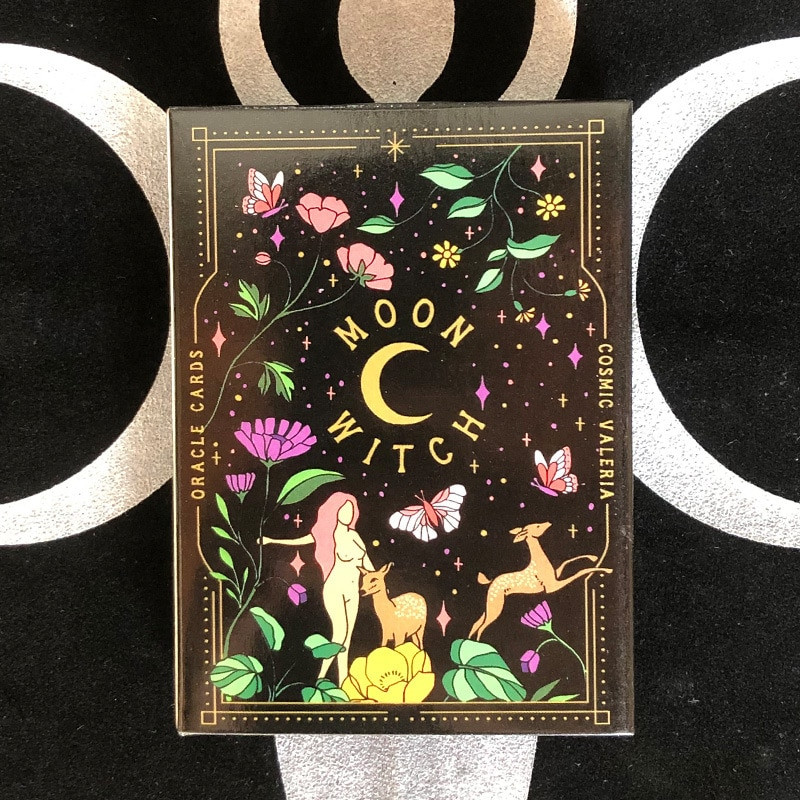 Moon Witch Oracle Cards Αγγλική έκδοση Κάρτες Ταρώ Επιτραπέζια Παιχνίδια Οικογενειακό πάρτι Μαντεία Μοίρα Διασκέδαση Παιχνίδια Τα καλύτερα δώρα
