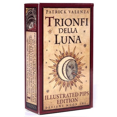 Tarot Oracles Trionfi della Luna Tarot Cards Oracles Deck Board Game Fate Card Gadanje Game Детска играчка за жени Момичета