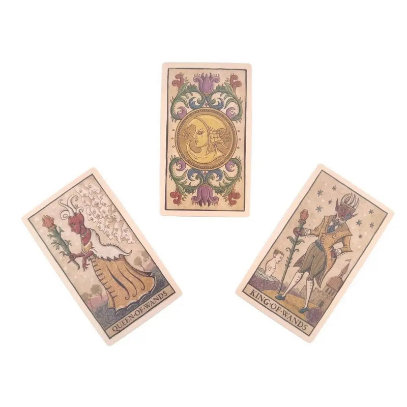 Tarot Oracles Trionfi della Luna Tarot karte Oracles špil Društvena igra Karta sudbine Igra proricanja sudbine Dječja igračka za žene Djevojčice