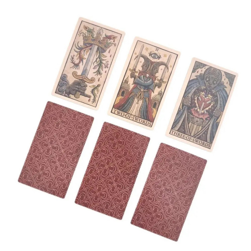 Tarot Oracles Trionfi della Luna Tarot karte Oracles špil Društvena igra Karta sudbine Igra proricanja sudbine Dječja igračka za žene Djevojčice