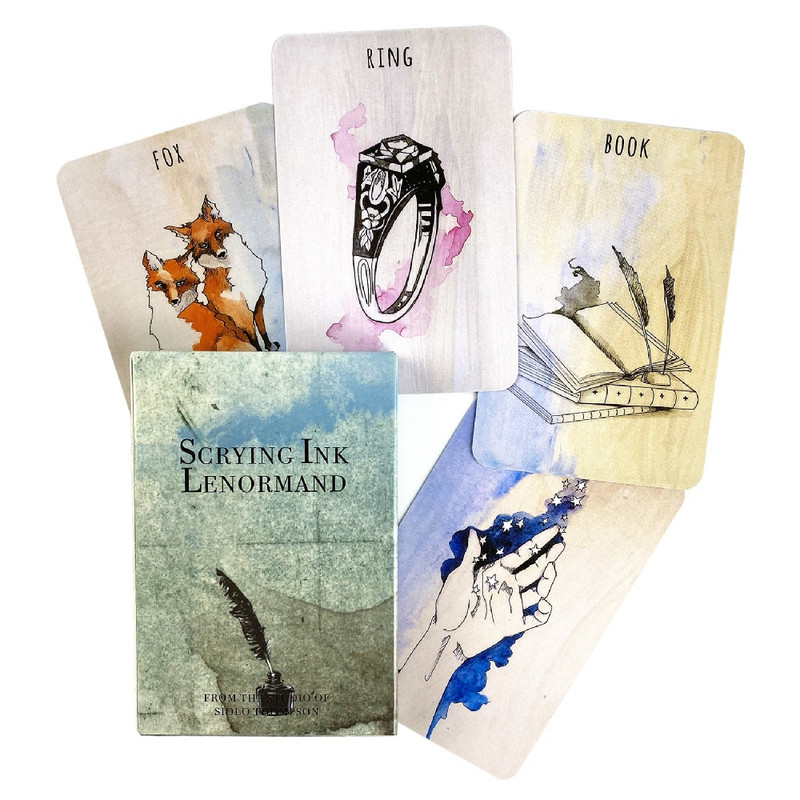 Reflet De Lune Lenormand Mirror Truth Lenormand Cards Autors Silvia Neitzner LNK Raganu Taro dievietes Orākuls