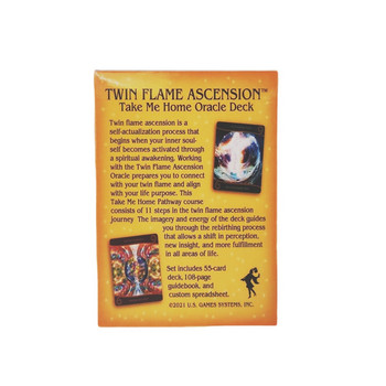 Нови 55 карти Twin Flame Ascension За Семейни Приятели Забавни Гадания Развлечения Парти Настолни Игри