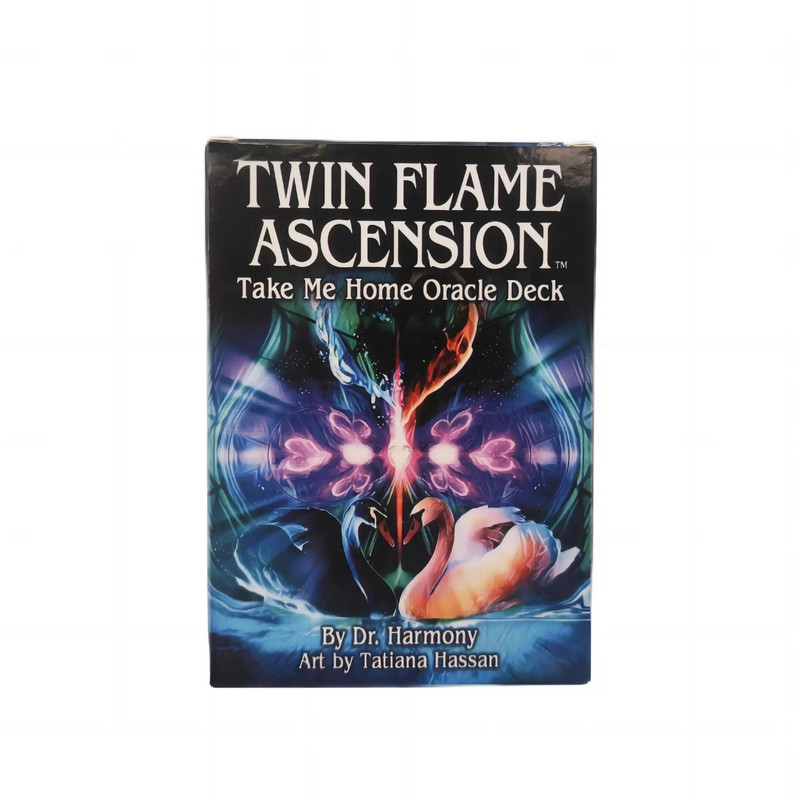 Jaunas 55 kārtis Twin Flame Ascension ģimenes draugiem Jautra zīlēšana Izklaide ballīte galda spēles