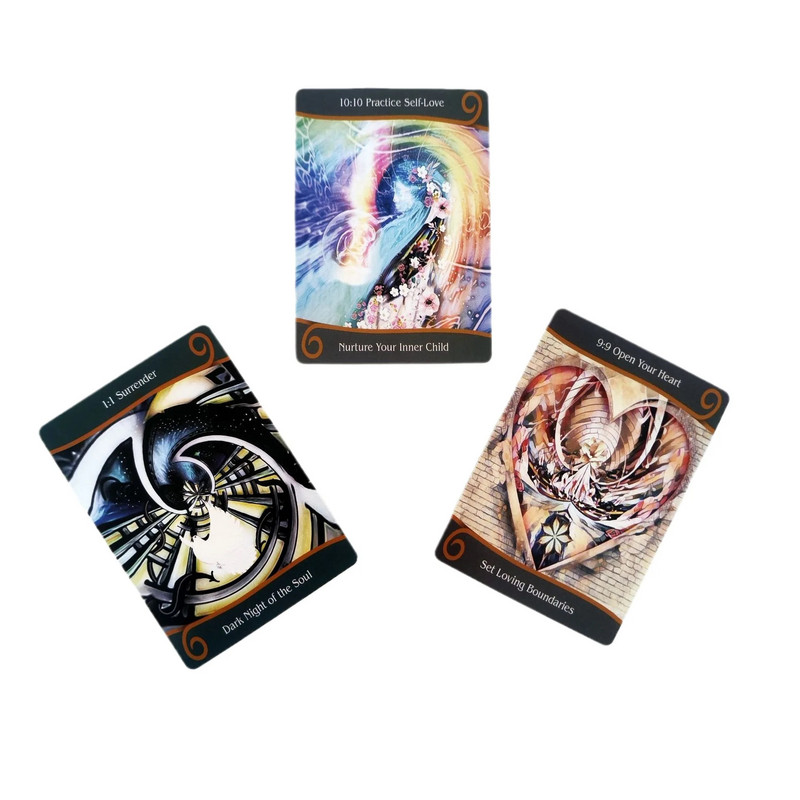 Jaunas 55 kārtis Twin Flame Ascension ģimenes draugiem Jautra zīlēšana Izklaide ballīte galda spēles