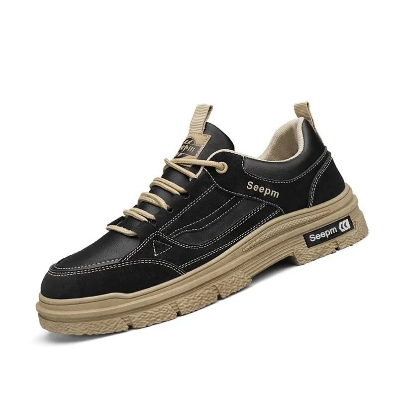 Muške niske ležerne cipele 2024. Nova Jesen Zima Vintage Britanska moda Kratke čizme za putovanja na otvorenom Luksuzna blagdanska sportska obuća