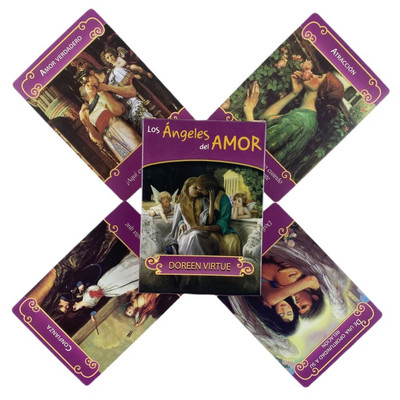 Semnificație Cărți de tarot Un pachet de 78 Oracle English Visions Divinație Cu cuvinte cheie Cărți de joc Zodiac inversat