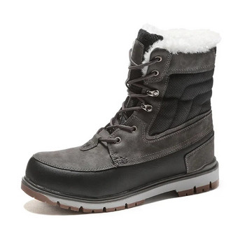 Χειμώνας 2024 Snowy Boots Ανδρικά νέα μόδα βελούδινα θερμικά ψηλά βαμβακερά παπούτσια Υπαίθρια Arctic ρετρό κρύα casual παπούτσια