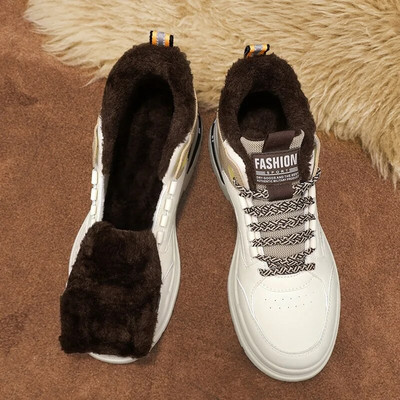 Ανδρικά παπούτσια εργασίας βρετανικού στυλ 2024 Νέες τάσεις φθινοπωρινής χειμερινής μόδας Λούτρινα αθλητικά παπούτσια ελεύθερου χρόνου Αντιολισθητικά ανθεκτικά στη φθορά