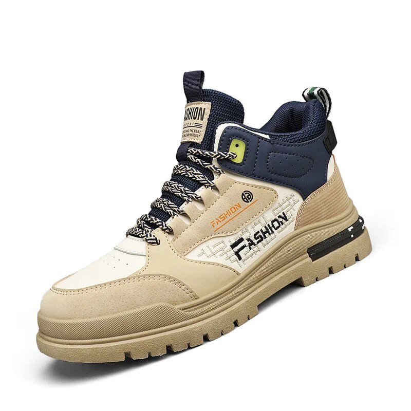 Ανδρικά παπούτσια εργασίας βρετανικού στυλ 2024 Νέες τάσεις φθινοπωρινής χειμερινής μόδας Λούτρινα αθλητικά παπούτσια ελεύθερου χρόνου Αντιολισθητικά ανθεκτικά στη φθορά