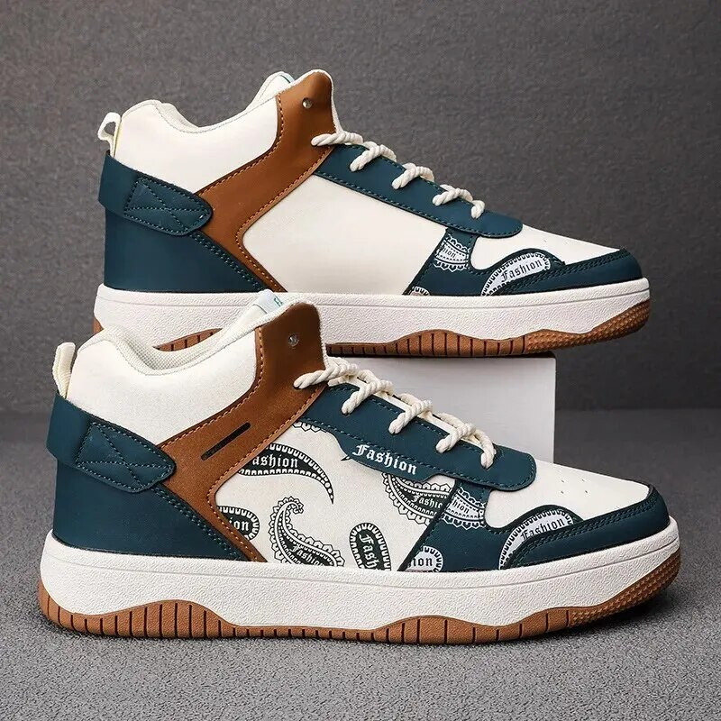 Ανδρικά φθινοπωρινά ψηλά παπούτσια για τρέξιμο Casual αθλητικά παπούτσια για τρέξιμο Ελαφρύ αναπνεύσιμο άνετο υλικό νάιλον Έφηβοι Ενήλικες