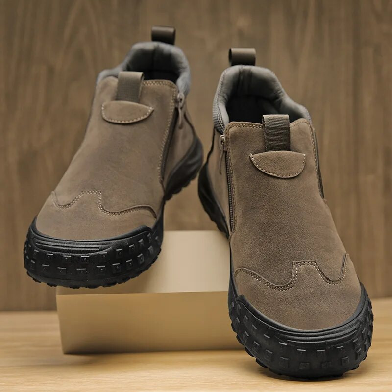 Jesenske zimske čizme, muške, nove protuklizne ležerne radne čizme, niske vanjske, izdržljive planinarske cipele, modne, udobne za putovanja