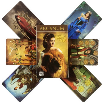 Arcanum Tarot Cards A 78 Deck Oracle English Visions Divination Edition Borad Playing Games