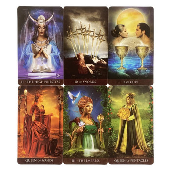 Arcanum Tarot Cards A 78 Deck Oracle English Visions Divination Edition Borad Παίζοντας Παιχνίδια