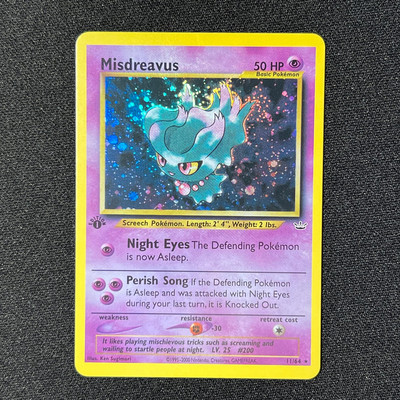 Pokemon Foil Cards Lugia Espeon Ho-oh Mewtwo Shining Gyarados Celebi Raichu 1996 1st Edition Συλλογή παιχνιδιών Κάρτες μεσολάβησης PTCG