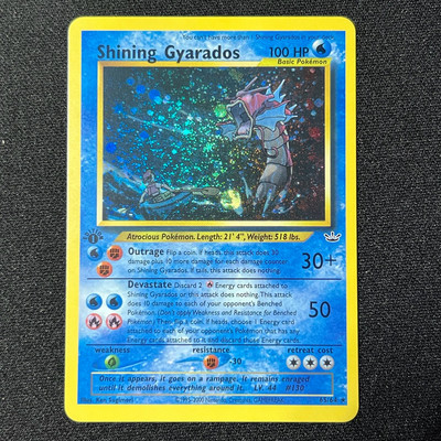 Pokemon Foil Cards Lugia Espeon Ho-oh Mewtwo Shining Gyarados Celebi Raichu 1996 1st Edition Συλλογή παιχνιδιών Κάρτες μεσολάβησης PTCG