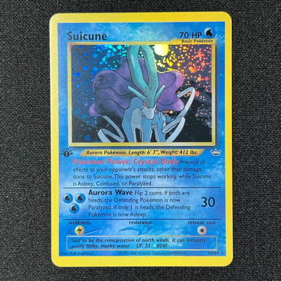 Pokemon Foil Cards Lugia Espeon Ho-oh Mewtwo Shining Gyarados Celebi Raichu 1996 1st Edition Συλλογή παιχνιδιών Κάρτες μεσολάβησης PTCG