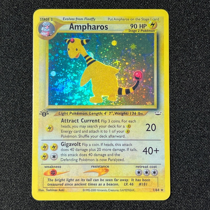 Pokemon Foil Cards Lugia Espeon Ho-oh Mewtwo Shining Gyarados Celebi Raichu 1996 1st Edition Συλλογή παιχνιδιών Κάρτες μεσολάβησης PTCG