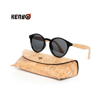 Kenbo Υψηλής Ποιότητας Οβάλ Ξύλο Bamboo Polarized γυαλιά ηλίου με θήκη μόδας Γυναικείες ανδρικές αποχρώσεις Ξύλινα γυαλιά ηλίου Gafas De Sol